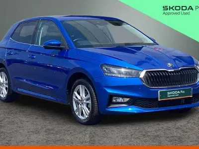 New Skoda Fabia SE L 85 HP (62 kW) 2026 Race blue metallic Hatchback