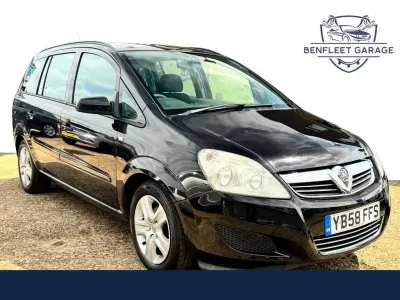 Used Vauxhall Zafira 115 HP (84 kW) 2009 Black MPV