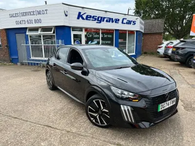 Used Peugeot e-208 GTi 100 kW (136 HP) 2024 Black Hatchback