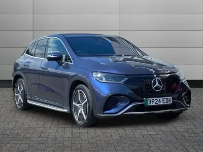 Used Mercedes EQE350 AMG line 214 kW (292 HP) 2024 Blue Sedan