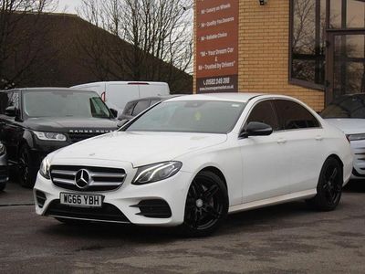 White Used 2016 Mercedes E220 AMG line Sedan | £13,885 (Fair price)