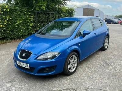 Used Seat Leon Ecomotive 105 HP (77 kW) 2010 Blue Hatchback