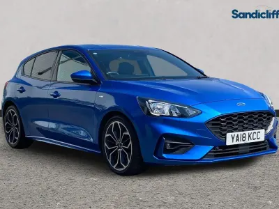 Used Ford Focus ST-Line X 125 HP (91 kW) 2020 Blue Hatchback