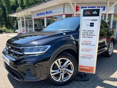 Black Used 2022 VW T-Roc R-line SUV | £20,494 (Good price)