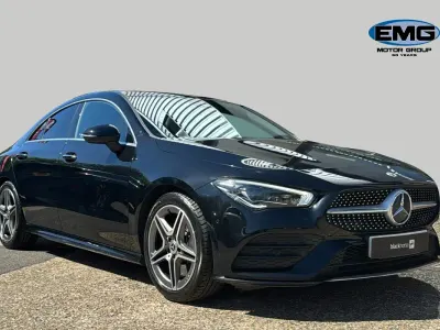 Begagnad Mercedes CLA250 AMG Line Premium Plus 224 HK (164 kW) 2022 Svart Sedan