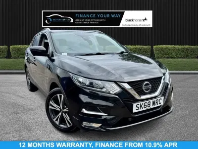 Used Nissan Qashqai N-Connecta 163 HP (119 kW) 2018 Black SUV