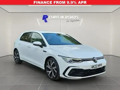Used VW Golf VIII R-line 150 HP (110 kW) 2022 White Hatchback