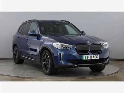 Blue Used 2021 BMW iX3 Impressive SUV | £26,995 (Fair price)