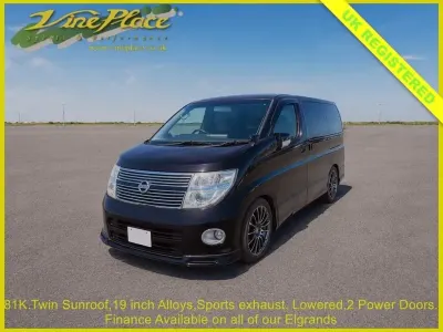 Używany Nissan Elgrand 2008 Czarny Minivan