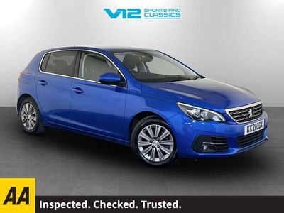 Used Peugeot 308 Allure 131 HP (96 kW) 2021 Blue Hatchback