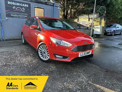 Used Ford Focus Titanium X 150 HP (110 kW) 2015 Red Hatchback