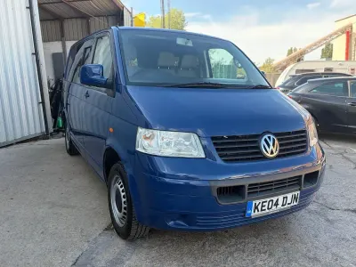 Used VW T5 85 HP (62 kW) 2004 Blue Van
