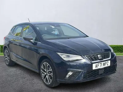 Used Seat Ibiza XCELLENCE 2021 Blue Hatchback