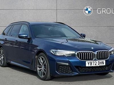 Used BMW 530e M Sport 292 HP (214 kW) 2022 Blue Estate