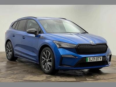Blue Used 2022 Skoda Enyaq iV SportLine SUV | £22,295 (Fair price)