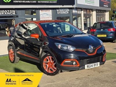Used Renault Captur Dynamique 90 HP (66 kW) 2014 Black/orange SUV