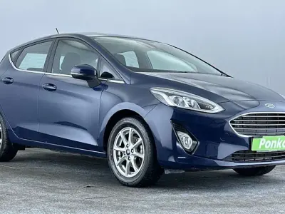 Used Ford Fiesta Zetec 86 HP (63 kW) 2018 Blue Hatchback