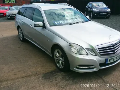 Used Mercedes E220 Executive 170 HP (125 kW) 2011 Silver Estate