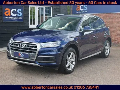 Used Audi Q5 Sport 190 HP (139 kW) 2017 Blue SUV