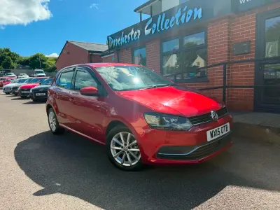 Used VW Polo 89 HP (65 kW) 2015 Red Hatchback