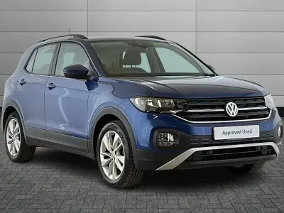 Used VW T-Cross SE 115 HP (84 kW) 2019 Reef blue SUV
