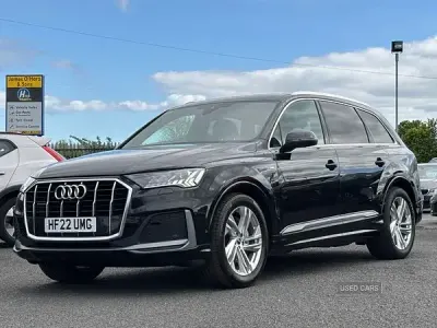Begagnad Audi Q7 S-Line 286 HK (210 kW) 2022 Svart SUV