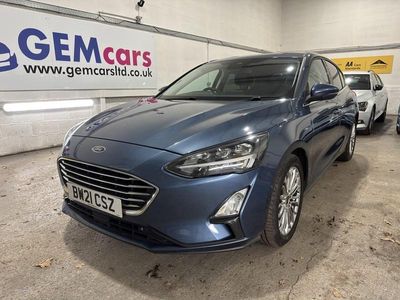 Used Ford Focus Titanium X 125 HP (91 kW) 2021 Blue Hatchback