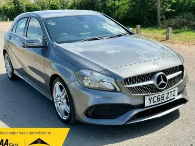 Used Mercedes A220 AMG line 170 HP (125 kW) 2015 Grey Hatchback