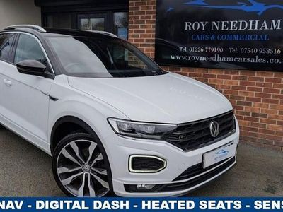 Used VW T-Roc R-line 115 HP (84 kW) 2018 White SUV