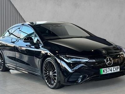 Used Mercedes EQE350 AMG line 214 kW (292 HP) 2024 Obsidian black metallic