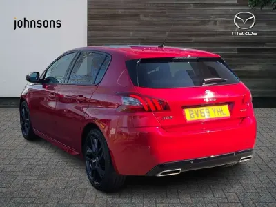 Gebraucht Peugeot 308 GT-line 128 PS (94 kW) 2019 Rot Kleinwagen