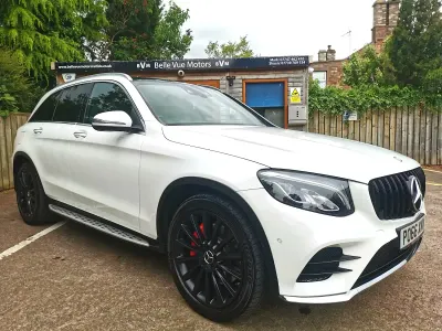 Used Mercedes GLC250 AMG Line Premium 204 HP (150 kW) 2016 White SUV