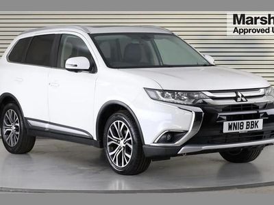 White Used 2018 Mitsubishi Outlander SUV | £15,390 (A bit pricey)
