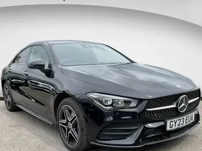 Used Mercedes CLA250e AMG Line Premium 218 HP (160 kW) 2023 Black Coupe