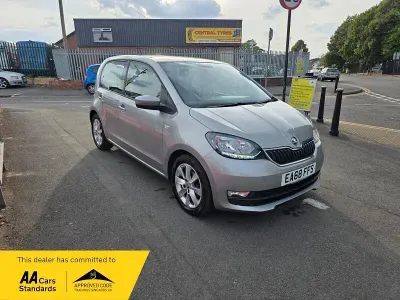 Used Skoda Citigo SE L 75 HP (55 kW) 2018 Silver Hatchback