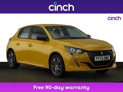 Yellow Used 2022 Peugeot 208 Active Premium Hatchback | £12,949 (Fair price)