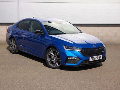 Race blue metallic Used 2022 Skoda Octavia vRS Hatchback | £19,495 (Fair price)