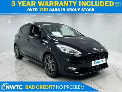 Begagnad Ford Fiesta ST-Line 95 HK (69 kW) 2021 Svart Halvkombi