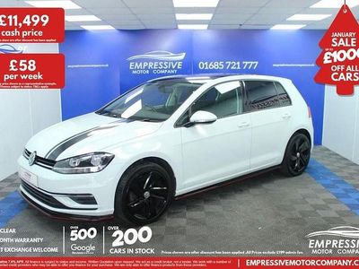 White Used 2019 VW Golf VII SE Hatchback | £11,499 (Expensive)
