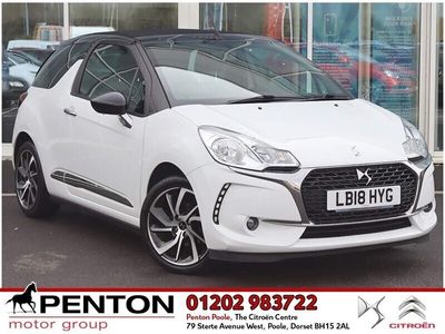 used DS Automobiles DS3 Cabriolet Cabrio 1.2 PureTech Connected Chic Euro 6 (s/s) 2dr