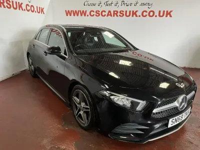 Used Mercedes A180 AMG line 2018 Black Hatchback