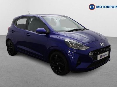 Used Hyundai i10 Premium 2021 Blue Hatchback