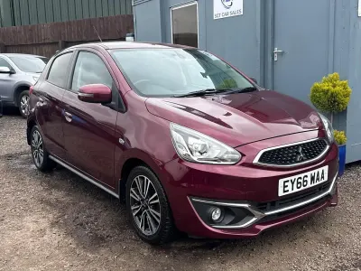 Used Mitsubishi Mirage 79 HP (58 kW) 2016 Purple Hatchback