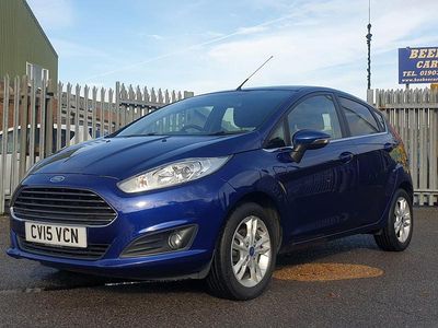 Blue Used 2015 Ford Fiesta Zetec Hatchback | £5,895 (Fair price)