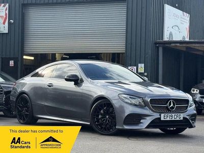 Used Mercedes E220 AMG line 194 HP (142 kW) 2019 Grey Coupe