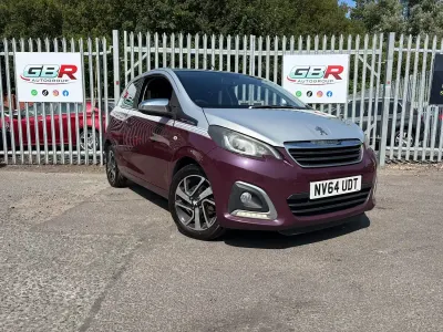 Used Peugeot 108 Allure 82 HP (60 kW) 2015 Purple Hatchback