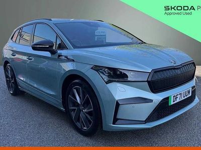 Used Skoda Enyaq iV SportLine 194 kW (265 HP) 2022 Arctic silver metallic SUV