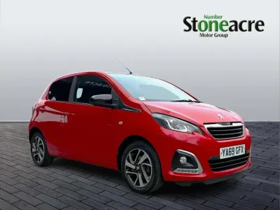 Used Peugeot 108 Allure 71 HP (52 kW) 2020 Red Hatchback