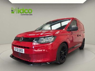 Used VW Caddy S 122 HP (89 kW) 2021 Red MPV
