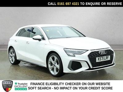 Used Audi A3 Sportback S-Line 110 HP (80 kW) 2022 White Hatchback